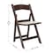 Flash Furniture HERCULES Commercial Dark Brown Indoor/Outdoor Lightweight Wood Look Resin Folding Event Chair, 2PK 2-L-1-WG-RESIN-DKBRN-GG - alternate 10